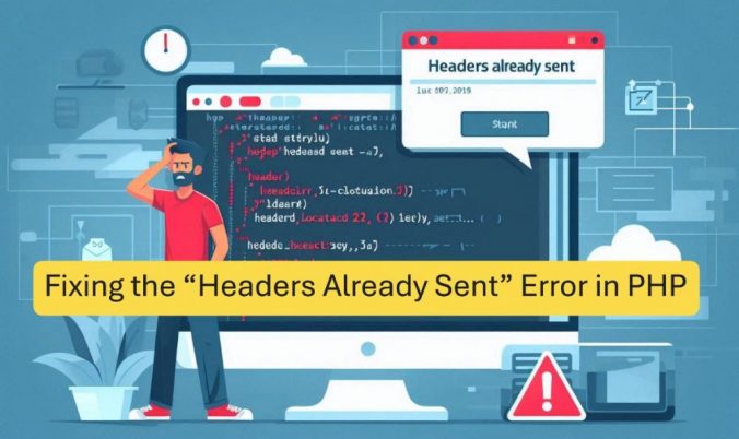 fix header already sent error in php