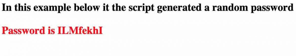 How to generate random password using php – DevOps Central